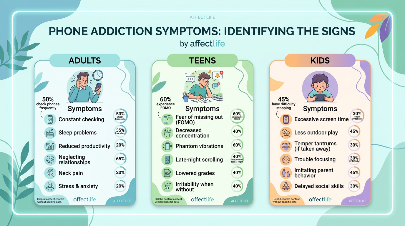 Smartphone Addiction Withdrawal Symptoms